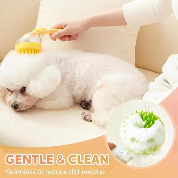 2026 New Pet Bath Brush, Dog Scrubber for Bath Dog Grooming Massage Brush for Long Short Haired Dogs Cats Shower