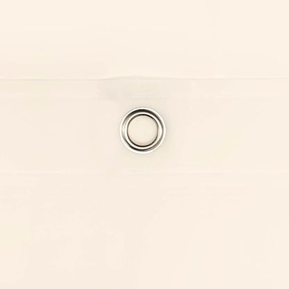 Barossa Design 54W x 78H Stall Shower Curtain Liner Beige - Waterproof Lightweight PEVA Plastic Shower Liner with 3 Magnets & Metal Grommets - Beige