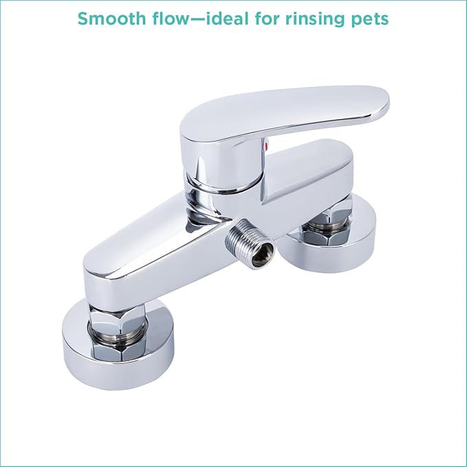 Lever Faucet for Grooming Tubs with 6" Center Mounts Compatible Walk-in Tubs, Ideal for Dog Nail Trimmers, Kitchen Essentials, and Kitchen Gadgets