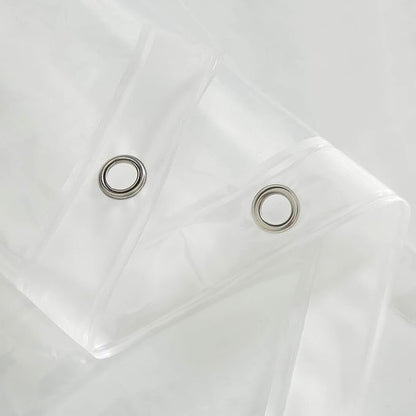 EurCross Extra Long Shower Curtain Liner, Waterproof Clear Shower Liner 72 x 86inches with 3 Bottom Magnets, Transparent