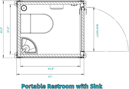 Outdoor Portable Restroom, Mobile Toilet
