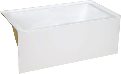 Swiss Madison Well Made Forever Voltaire 48"x32" Acrylic White, Alcove, Right Hand Drain, Apron Bathtub