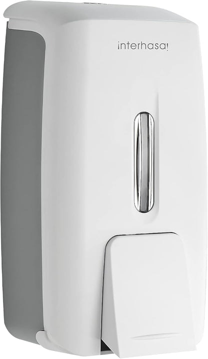 interhasa! Soap Dispenser Wall Mount Refillable 28oz Hand Sanitizer Dispenser Commercial Hand Soap Dispenser for Bathroom Support Liquid Gel Soap