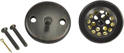 DANCO Trip Lever Tub and Bath Drain Trim Kit with Overflow Plate, Oil Rubbed Bronze, 1-Pack (10580)