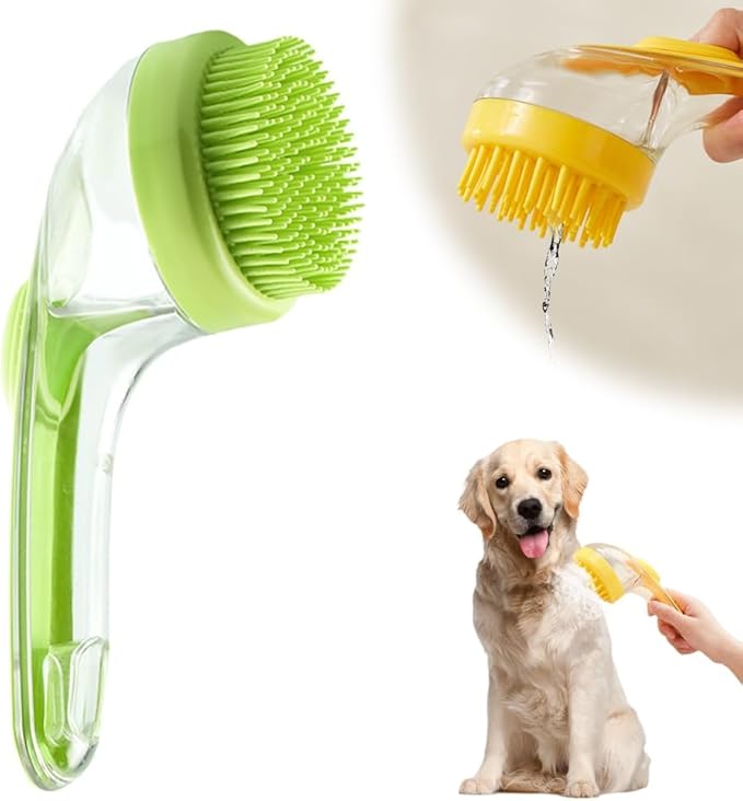 2026 New Pet Bath Brush, Dog Scrubber for Bath Dog Grooming Massage Brush for Long Short Haired Dogs Cats Shower