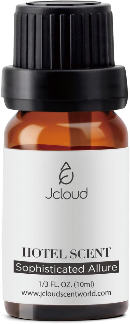 JCLOUD Sophisticated Allure Essential Oil - Inspired by Hilton Hotel Scent | Pure Aromatherapy Diffuser Oil with Jasmine and Cinnamon, Home Luxury Scents - 10mL