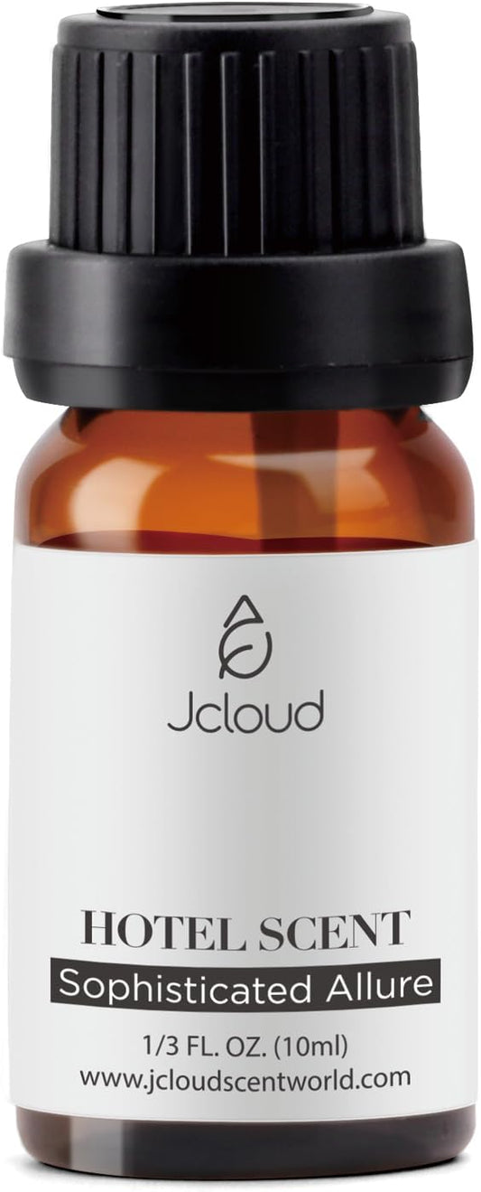 JCLOUD Sophisticated Allure Essential Oil - Inspired by Hilton Hotel Scent | Pure Aromatherapy Diffuser Oil with Jasmine and Cinnamon, Home Luxury Scents - 10mL