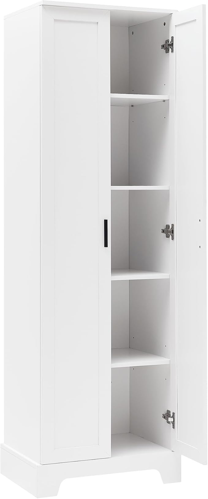 Favfurish 70" Tall Bathroom Storage Cabinet with Doors,Modern Linen Cabinets w/Adjustable Shelves & Anti-Tipping Device,Easy Assembly,Freestanding Organizer for Dining Room,Kitchen,Office,White
