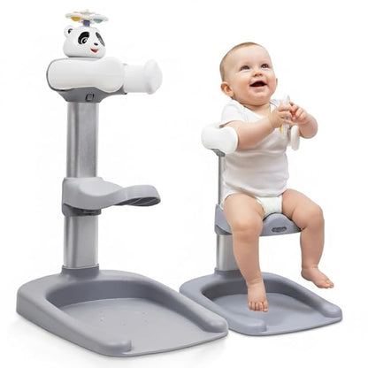 Baby Shower Stand with Built-in Seat and Bath Toy | Baby Bath Stand Height-Adjustable Washing Stand for Toddlers | Soporte para Bañera con Asiento y Juguete
