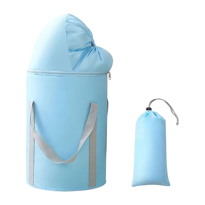 Foot Bath Bucket Household Foot Bath Bag Portable Foot Soaking Bucket Foot Bath Soak Tub for Outdoor Camping Dorm Hotel Home, Blue