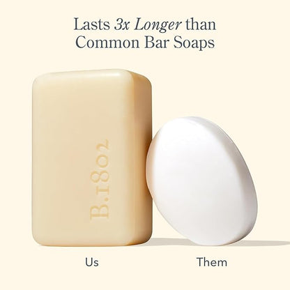 Beekman 1802 Goat Milk Body Soap Bar, Sunshine Lemon - Scented - 9 oz - Nourishes, Moisturizes & Hydrates - 100% Vegetable Soap with Lactic Acid - Good for Sensitive Skin - Cruelty Free