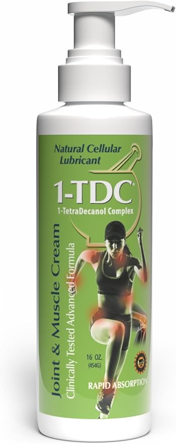 1tdc Joint & Muscle Relief Cream - Use On Back, Knee, Neck, Shoulder, Hip - Soothes Stiff Joints, Muscles, and Injuries in 5-10 Minutes - Relaxer - 16 oz