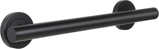 Lava Odoro Shower Grab Bar, Modern Stainless Steel Handicap Grab Bar for Bathtubs and Showers, Shower Safety Bar for Seniors Disabled, ADA-Compliant (Matte Black, 18 Inch)