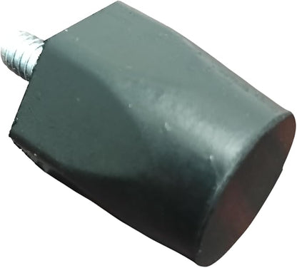 OCS Parts Adjustable Rubber Bumper Feet, Levelers, 1/4-20 Thread, Solid Rubber