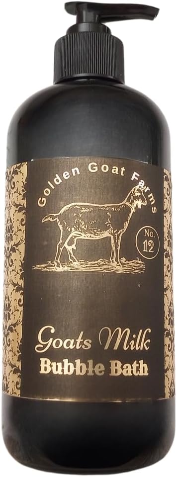 Golden Goat Farms Amber Cinnamon Scented Milk & Bubble Bath with Goat Milk, 12 Oz