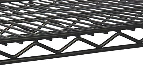 Omega 21" Deep x 72" Wide x 96" High 3 Tier Black Starter Shelving Unit