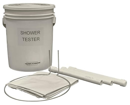 Allegro 1500 | Emergency Shower Tester Kit | ANSI/ISEA Z358.1 Compliant | Vinyl Funnel Sleeve with PVC Handle | Includes 5-gal Storage Bucket with Lid | Easy Safety Shower Testing