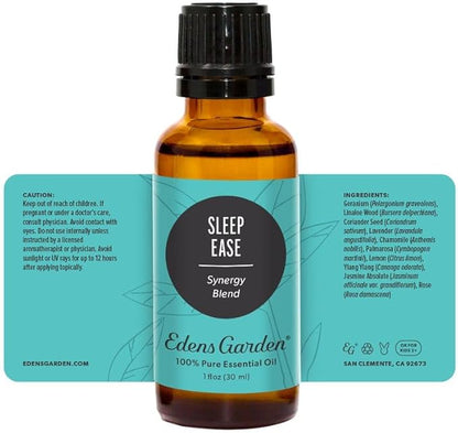 Edens Garden Sleep Ease Essential Oil Blend 100% Pure & Natural Best Recipe Therapeutic Aromatherapy Essential Oil Blends 118 ml (4 oz)