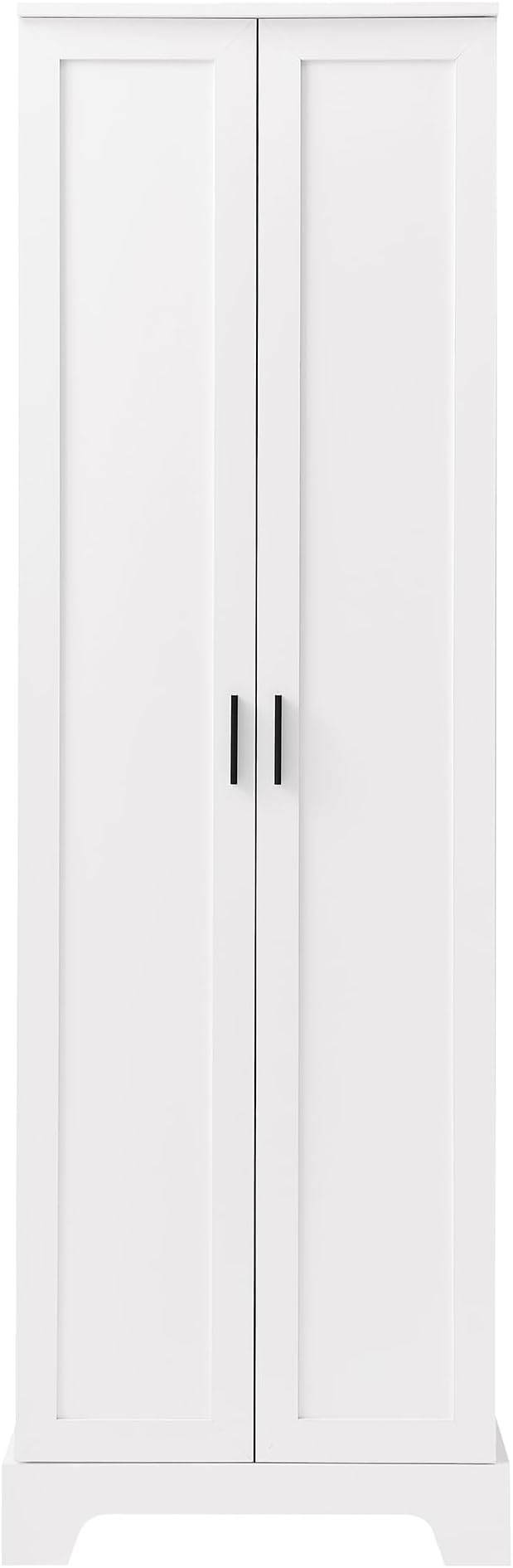 Favfurish 71" Tall Bathroom Storage Cabinet with Doors,Modern Linen Cabinets w/Adjustable Shelves & Anti-Tipping Device,Easy Assembly,Freestanding Organizer for Dining Room,Kitchen,Office,White