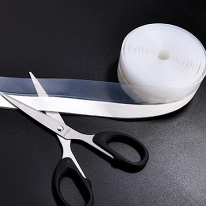 Weather Stripping Door Seal Strip, Door Weather Stripping Seal Strip Sealing Tape for Doors Windows Shower (45mm, Transparent)