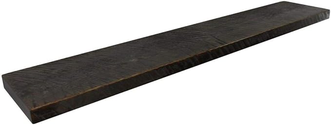 joelsantiques 72 Inch Wooden Floating Shelves for Wall - 72x10x2 in - Made of Natural Wood - Long Heavy Duty Rustic Fireplace Mantel & Book Shelf - Perfect for Living Room - Mocha