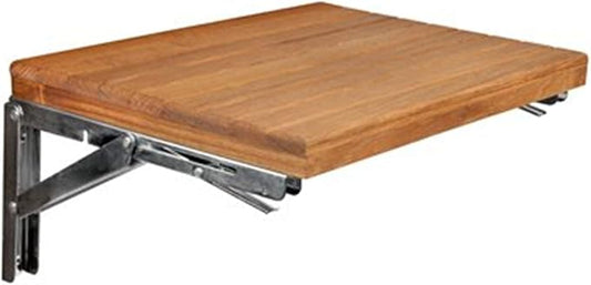 Plantation Teak Wall Mount Fold Down Shower Bench/Seat (17" x 12.5")