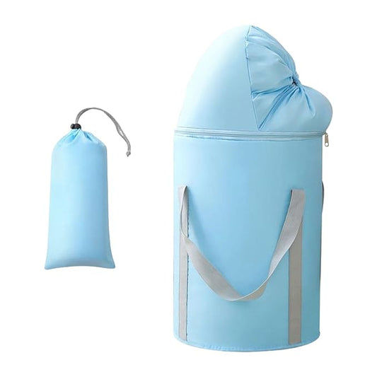 Foot Bath Bucket Household Foot Bath Bag Portable Foot Soaking Bucket Foot Bath Soak Tub for Outdoor Camping Dorm Hotel Home, Blue