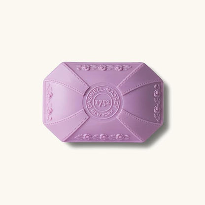 Caswell-Massey Natural Bar Soap for Women, Moisturizing Body Soap Bar for All Skin Types, Made with Essential Oils & Plant-Based Formula for Soft Skin, Lilac, 3.5 oz