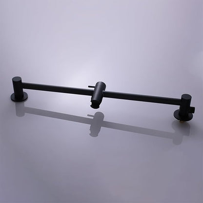 Shower Faucet Set Matte Black Shower System Temperature Display Diverter Shower Valve and 2 in 1 Handheld with Slide Bar, 12 Inch Ceiling Shower Head with 8 Inch Wall Mount Shower Head