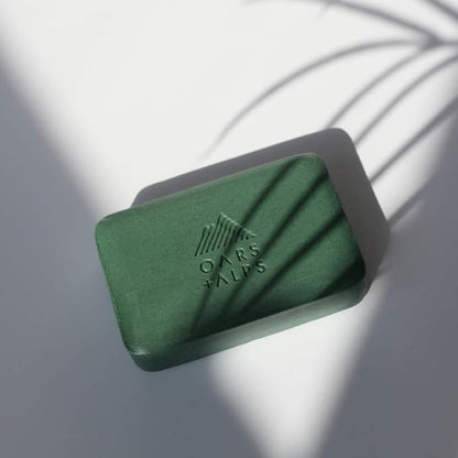 Oars + Alps Peppermint Charcoal Exfoliating Bar Soap for Men, Deep Cleaning & Exfoliating Soap, Made with Clean Ingredients, All Skin Types, Cruelty Free, Paraben Free, Travel Size, 3pk, 6oz