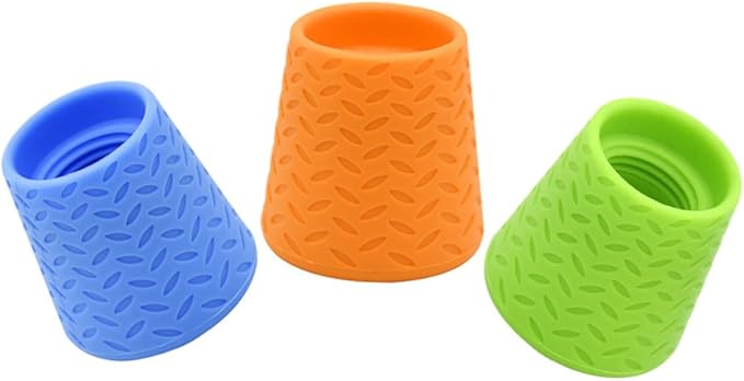 3pcs Portable Outdoor Pet Shower Sprayer with Soft Silicone Nozzles for Gentle Dog Hair and Skin Cleaning Quick-Attach Portable Dog Washing Shower Attachment for Travel Hiking