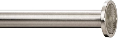 Ivilon Tension Curtain Rod - Spring Tension Rod for Windows or Shower, 24 to 36 Inch. Brushed Nickel
