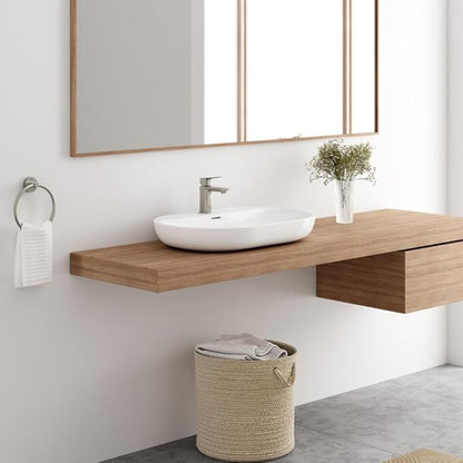 Grohe 101898EN00 Cubeo Single Hole Single Handle S-Size Bathroom Faucet, 1.2 GPM, Brushed Nickel