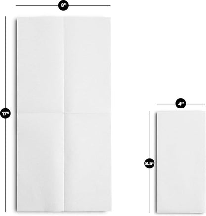 Disposable Linen-Feel Guest Towels [MEDIUM SIZE - Pack of 1500] - Disposable Cloth-Like Hand Towels - Soft And Absorbent Paper Napkin For Kitchen, Bathroom, Party, Wedding, Or Event