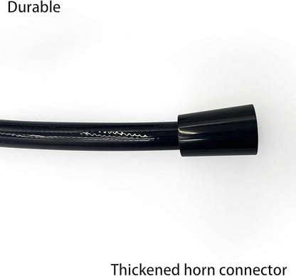 Replacement Shower Hose for RV Camper 6in Flexible & Kink-Free Heavy Duty PVC Lead-Free Black