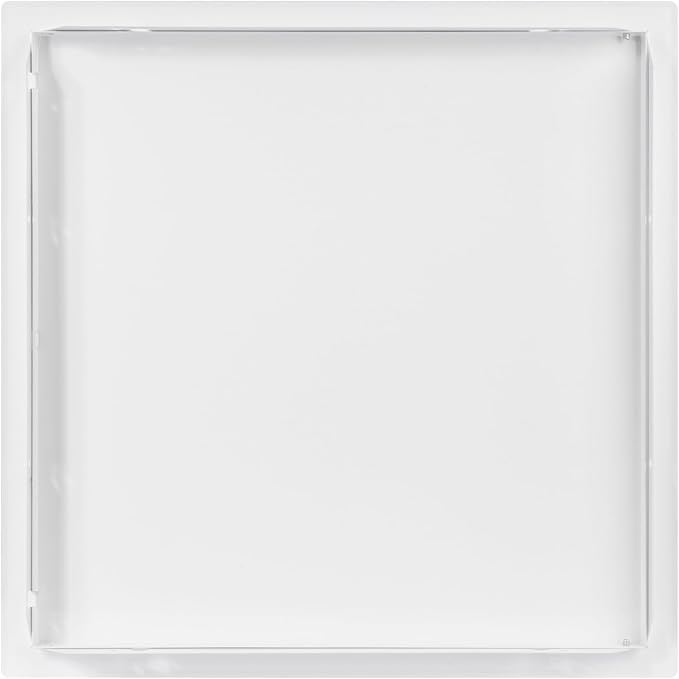 Vent Systems 16" x 16" Inch White Galvanized Steel Access Panel – Durable Access Door for Drywall, Wall or Ceiling – Easy Service Panel for Plumbing, Electrical, HVAC, and Maintenance Openings