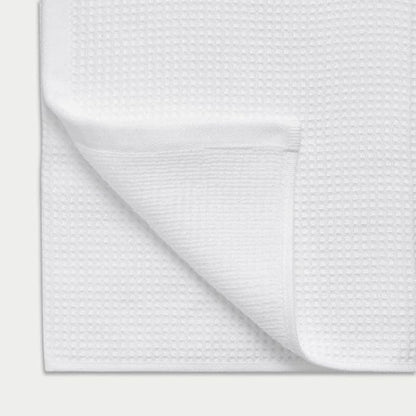 Cozy Earth Waffle Bath Towels - 60% Cotton 40% Viscose from Bamboo Bath Towels 30 x 58 Inches - Soft & Absorbent Terry, Reversible Mini Textured Waffle & Weave Pattern - 2 Pack