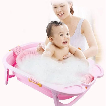 Baby Bath Seat Support Net Bathtub Shower Mesh Non Slip Adjustable for Newborn Infant