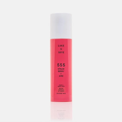 Lake & Skye, 555, Strawberry + Aire Hair & Body Mist - 3.4 oz