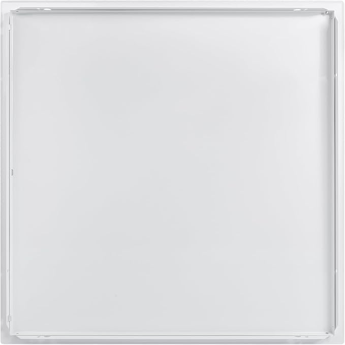 Vent Systems 24'' x 24'' Inch White Metal Access Panel with Click Function - Easy Access Doors - Access Panel for Drywall Wall Ceiling - Electrical Plumbing Service Door - Crawl Space Doors