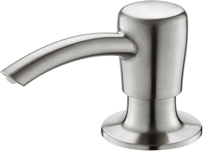 Soap Dispenser, Kitchen Sink Soap Dispenser, Build in Sink Soap Dispenser, Lotion Dispenser, Brushed Nickel RULIA RB2005