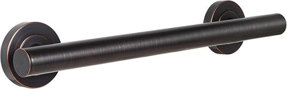 Lava Odoro Shower Grab Bar, Modern Stainless Steel Handicap Grab Bar for Bathtubs and Showers, Shower Safety Bar for Seniors Disabled, ADA-Compliant (Oil Rubbed Bronze, 12 Inch)