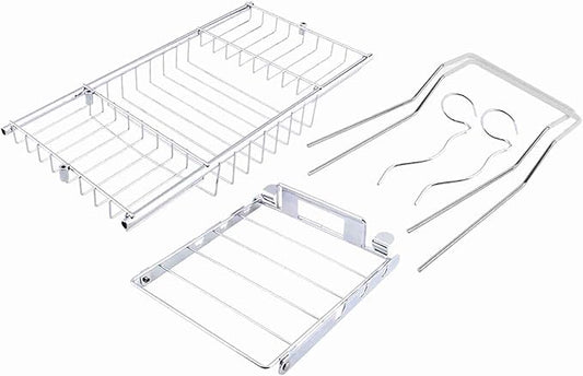 Bathtub Tray, Bath Tray for Tub Bathtub Caddy Wine Slots and Book Holder Bath Table for Candle Towel Book Wine Phone Shower