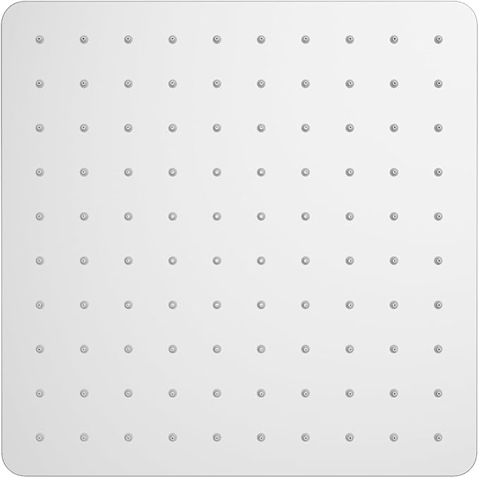 VBFF-Shower Head,rain shower head, 8 inch- Square Shower Head, 1.8 GPM Flow Rate, rainfall showerhead,VBFF07 (Chrome)
