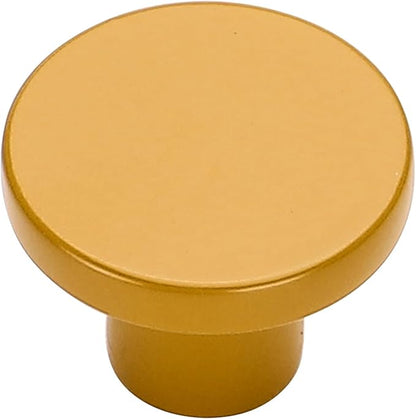Ravinte 10 Pack Cabinet Knobs Earthy Yellow Kitchen Cabinet Knobs Round Dresser Drawer Pulls Closet Door Pulls 1-1/5 Inch