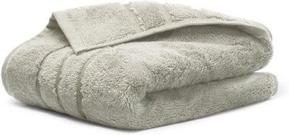 Cariloha Hand Towel | Harbor Gray | 16"x24" | Turkish Cotton & Viscose Material Blend | Extra Smooth, Odor Resistant and Highly Absorbent