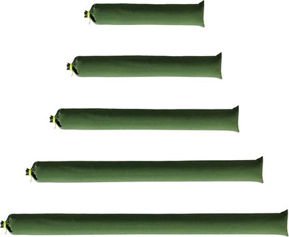 Upgraded Extra-Thick Reusable Flood Sandbags - Double-Stitched Canvas, Leak-Proof Closure | Multiple Sizes (3ft-10ft) for Water Barrier & Flood Protection (3ft (Upgraded) 10-Pack)