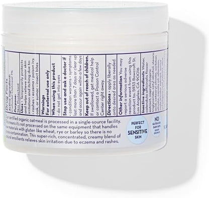 California Baby Eczema Cream | Steroid-Free Eczema Treatment | Colloidal Oatmeal + Aloe Vera | Soothing Eczema Lotion For Kids + Adults | 113 g / 4 oz