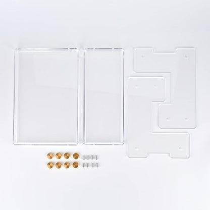 FFK Bathroom Organizer Countertop 2-Tier Storage：Bathroom Counter Organizer Acrylic Standing Holder Cosmetic Storage Perfume Shelf for Bathroom Bedroom Dressing Table1