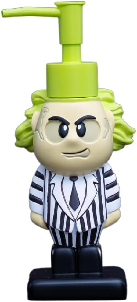 Beetlejuice Soap/Lotion/Hand Sanitizer Resin Pump Dispenser, 2.7 Ounces, (Officially Licensed Product) by Franco Collectibles